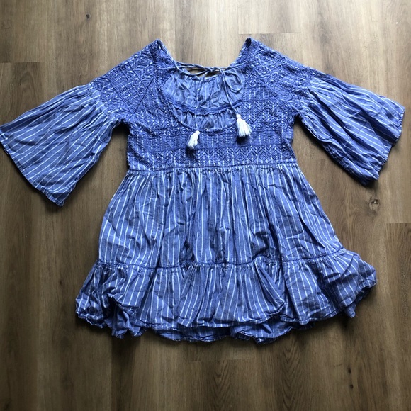 Free People Mini Dress-Size Small - Picture 2 of 4